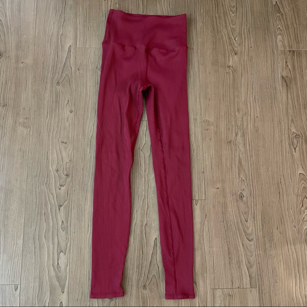 Ribbed Regular Rise 7/8 Legging